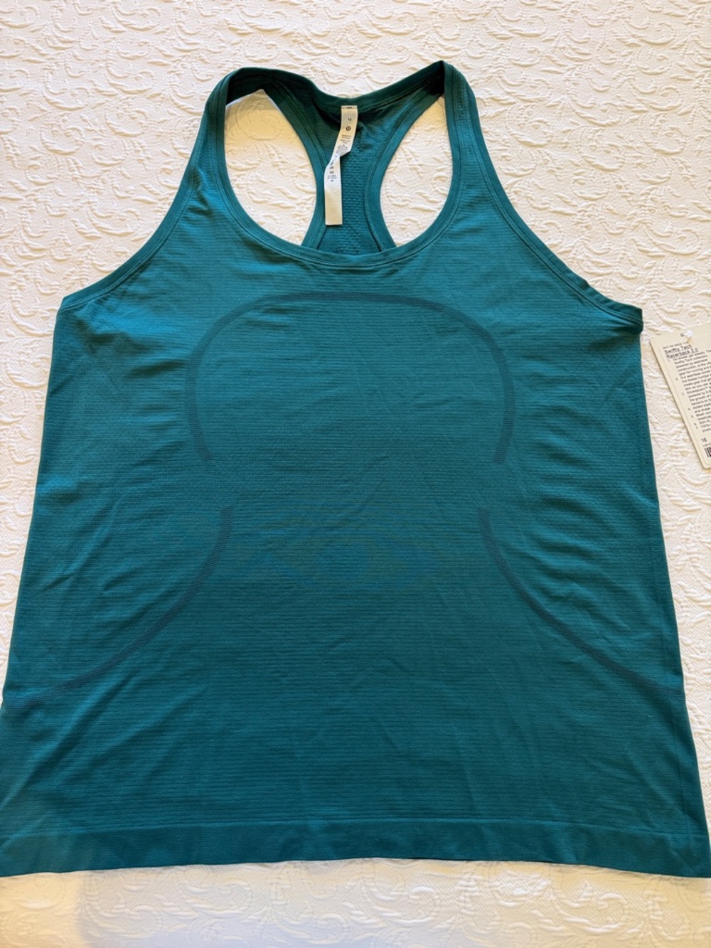 lululemon athletica Teal Racerback Tank Top